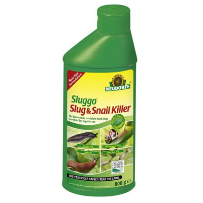 Neudorff Sluggo Slug & Snail Killer Pellets Ferric Phosphate Slug Control 800G from B&Q