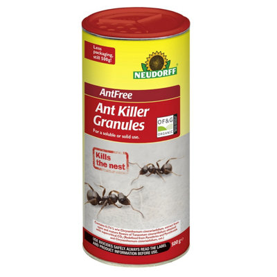 Neudorff Organic Ant Killer Granules Antfree Soluble Or Solid Use 500G from B&Q