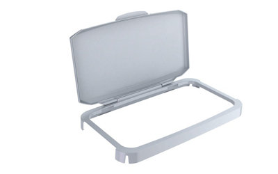 Durable Grey Hinged Bin Lid - Recycling Bin Lid - Food Safe - Durabin 60L