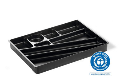 Durable Idealbox Stationery Draw Organiser Desk Tidy Insert Tray StorageGrey from B&Q