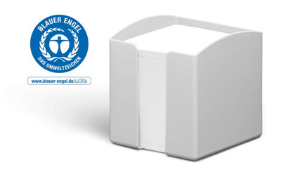 Durable Eco 800 Sheet Note Box Memo Pad CubeBlue Angel CertifiedGrey from B&Q