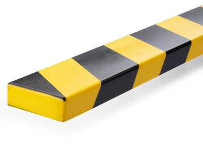 Durable Surface Protection Profile S20Self-AdhesiveProtection Strip Has A Length Of 1 MetrePack Of 5Yellow Or Black from B&Q