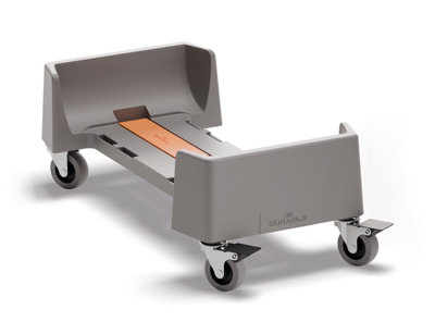 Durable 60L Linkable Bin Trolley - Robust Modular Waste Trolley For Durabin Bins