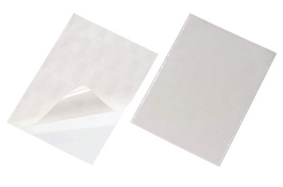 Durable Pocketfix Self Adhesive A4 PocketsGerman-Made Sticky Back Plastic Filing Holder Wallets Stick On PouchPack Of 50 from B&Q