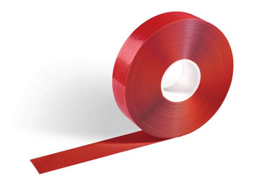 Durable Duraline Heavy Duty Floor Marking Tape 50mm x 30m Red 102103 - Image 5