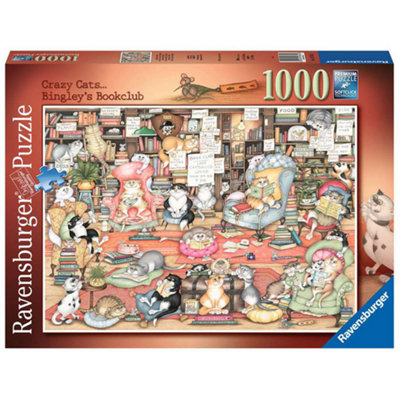 Crazy CatsBingley's Bookclub1000 PiecesBrand New And Sealed from B&Q