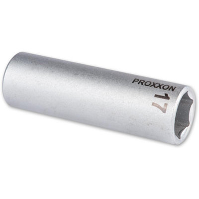 B&Q Proxxon 1/2" Drive Deep Socket - 17Mm