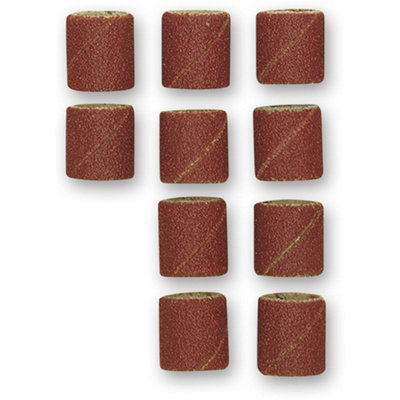 B&Q Proxxon Replacement Sanding Drums 14Mm (Pkt 10) - 120G