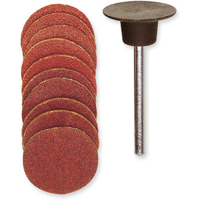 Proxxon 18mm Sanding Discs With Arbor from B&Q