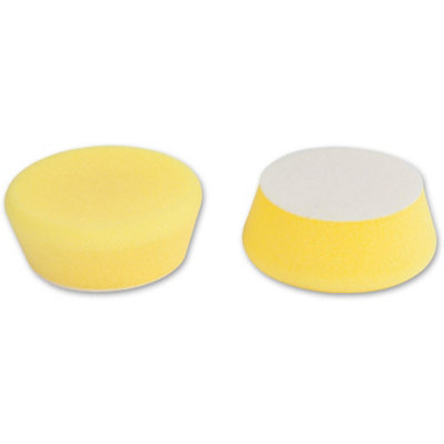 Proxxon Medium Yellow Polishing Sponges (Pkt 2) from B&Q