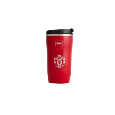 Manchester United Melitta Thermal Leakproof Travel Mug 250Ml Red from B&Q