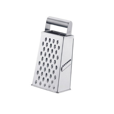 B&Q -  Cubo 4-Sided Stainless Steel Box Grater With Ergonomic Handle