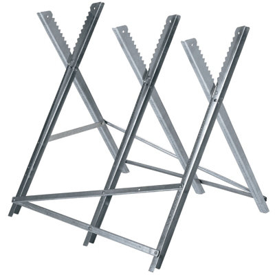 Einhell Folding Chainsaw Trestle Table Wood Stand Log from B&Q