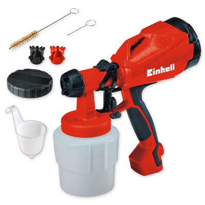 Einhell Electric Paint Sprayer Gun400W Handheld Paint Sprayer For Lacquers And GlazesIncludes AccessoriesTc-Sy 400 P from B&Q