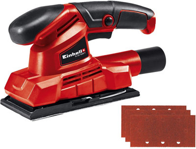 Einhell Orbital Sander 150W 1/3 SheetHook & Loop FasteningIncludes 3 Sanding SheetsVacuum Extraction PortTc-Os 1520/1 from B&Q