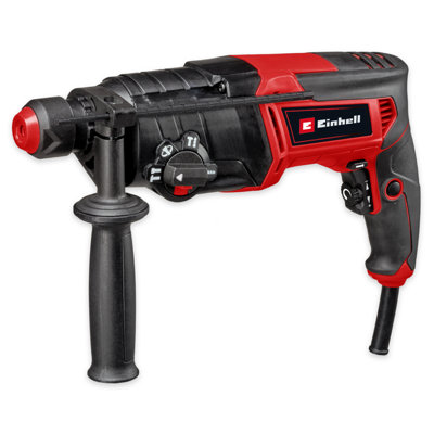 Einhell Sds Rotary Hammer Drill 800W Power 2.6J 4 Functions: Drill Impact Chisel Fixing Includes Carry Case Tc-Rh 800 4F from B&Q
