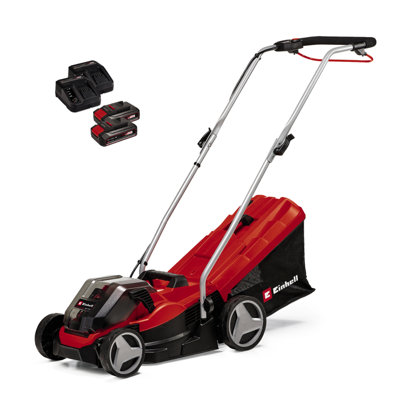 Einhell Cordless Lawn Mower 33Cm 36V Rotary Lawnmower With Batteries And Charger Pxc 30L Ge-Cm 36/33 Li from B&Q