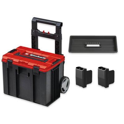 Einhell Power Tool Wheeled Storage Case Stackable Einhell E-Case System 120Kg Load Rating E-Case L from B&Q