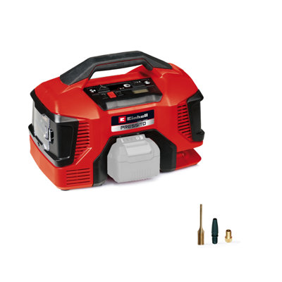 Einhell Cordless Air Compressor Portable 11 Bar Power X-Change Pressito 18/21Body Only from B&Q