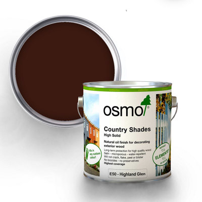 Osmo Country Shades Opaque Natural Oil Based Wood Finish For Exterior E50 Highland Glen 125Ml Tester Pot from B&Q
