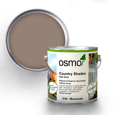 Osmo Country Shades Opaque Natural Oil Based Wood Finish For Exterior E44 Moonwalk 750Ml from B&Q