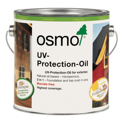 Osmo Uv-Protection Oil Tints (W/o Biocides) 431 Light Red Cedar 125Ml from B&Q