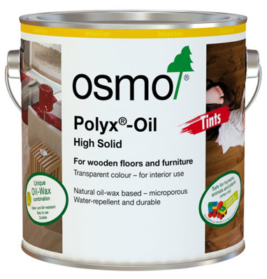 Osmo Polyx-Oil Tints (Satin) 3074 Graphite 750Ml from B&Q
