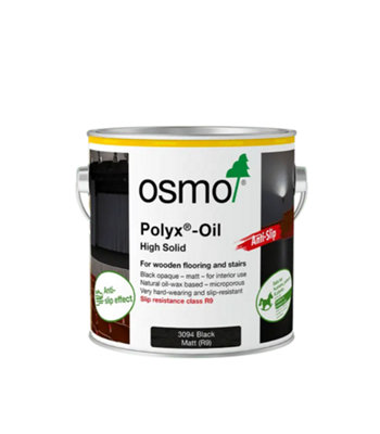 Osmo Polyx Oil Anti-SlipBlackMatt2.5L from B&Q