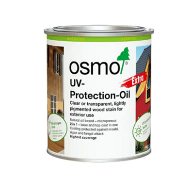 Osmo Uv Protection Oil Extra Tints Red Cedar Matt (1428)0.75L from B&Q