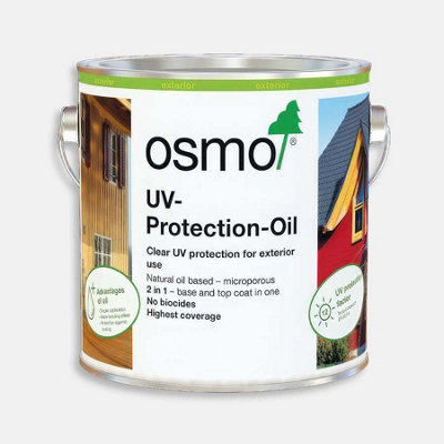 Osmo Uv Protection Oil ExtraLight Oak432Matt3L from B&Q