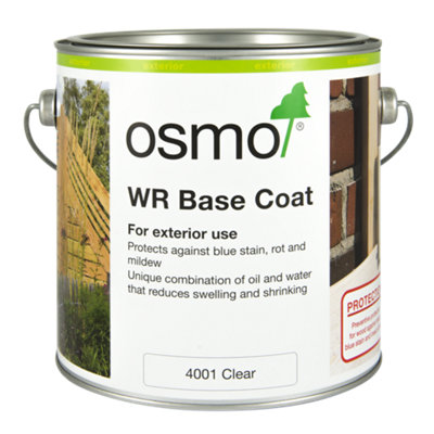 Osmo Wr Base Coat 4001 Clear2.5L from B&Q