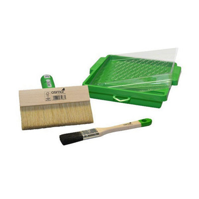 Osmo Decking & Brush Tray Set For Application Of Osmo Decking Oils from B&Q