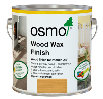 Osmo Wood Wax Finish3164 Oak 750Ml from B&Q