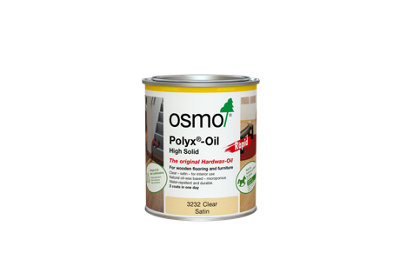 Osmo Polyx Oil Rapid Clear Satin 750Ml (3232) from B&Q