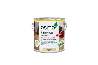 Osmo Polyx Oil Rapid Clear Matt 2.5 Litre (3262) from B&Q