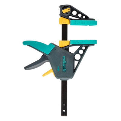 Wolfcraft Ehz Pro One-Hand Clamp 100/300 mmThe Professional One-Hand ClampClamping And Opening With Just One Hand from B&Q