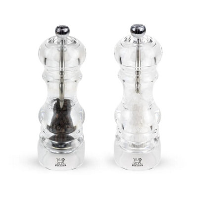 Quicksilver Salt And Pepper Grinder Set: 18Cm Peugeot Nancy Grinder SetAcrylic from B&Q