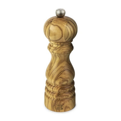 Quicksilver Salt And Pepper Mills: 18Cm Peugeot Paris Olive Wood MillSalt from B&Q