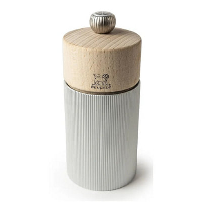 Salt And Pepper Mills: 12Cm Peugeot Graphite Aluminium MillSalt from B&Q