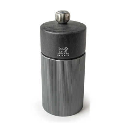 Quicksilver Salt And Pepper Mills: 12Cm Peugeot Dark Aluminium MillSalt from B&Q