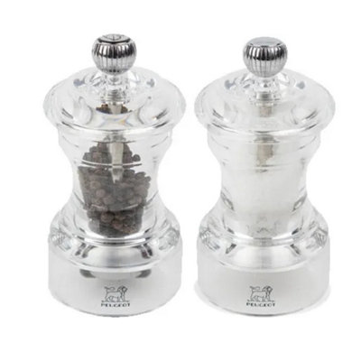 Quicksilver Salt And Pepper Grinder Set: 10Cm Peugeot Bistro Salt & Pepper Mill SetAcrylic from B&Q