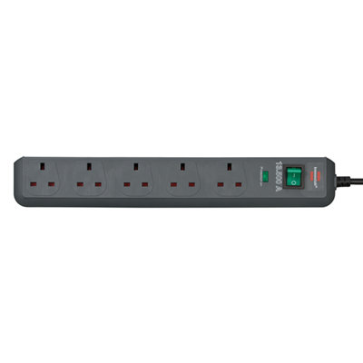 Brennenstuhl 5 Gang Extension Lead With Surge Protection from B&Q