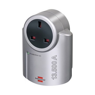 Brennenstuhl Primera-line Surge Protected Adapter 13,500A - Black - Surge Protection Plug - Image 7