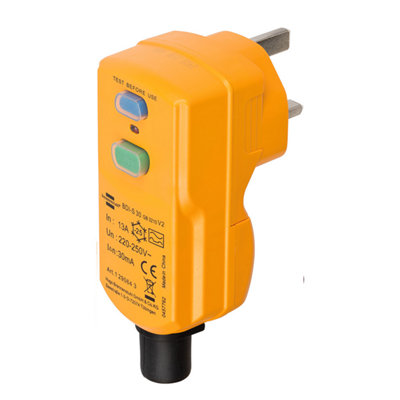 Brennenstuhl Circuit Breaker Trip Switch Circuit Breaker Plug In Rcd Safety Adaptor Switch from B&Q