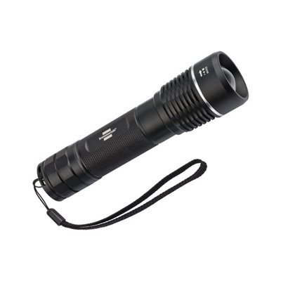 Brennenstuhl Rechargeable Torch1250 Lumen 220 Metre Adjustable BeamAluminum Body from B&Q