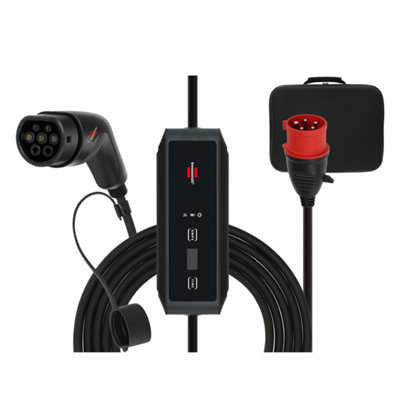B&Q -  Portable Ev Charger Type 2 11KwPortable Wallbox & 8 Metre Cable
