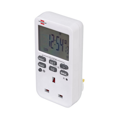 Brennenstuhl Comfort-Line Digital Weekly TimerCountdown Timer & Random Timer from B&Q