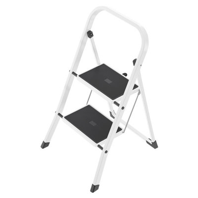 Hailo Selekta K40 Basicline Folding Steel Steps With Nonslip Feet2 Tread from B&Q