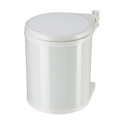 Hailo Compact-Box 15L Kitchen Waste BinWhite from B&Q