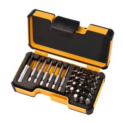 Felo Xs Strongbox 35-Piece Bit Set With Magnetic Holder from B&Q
